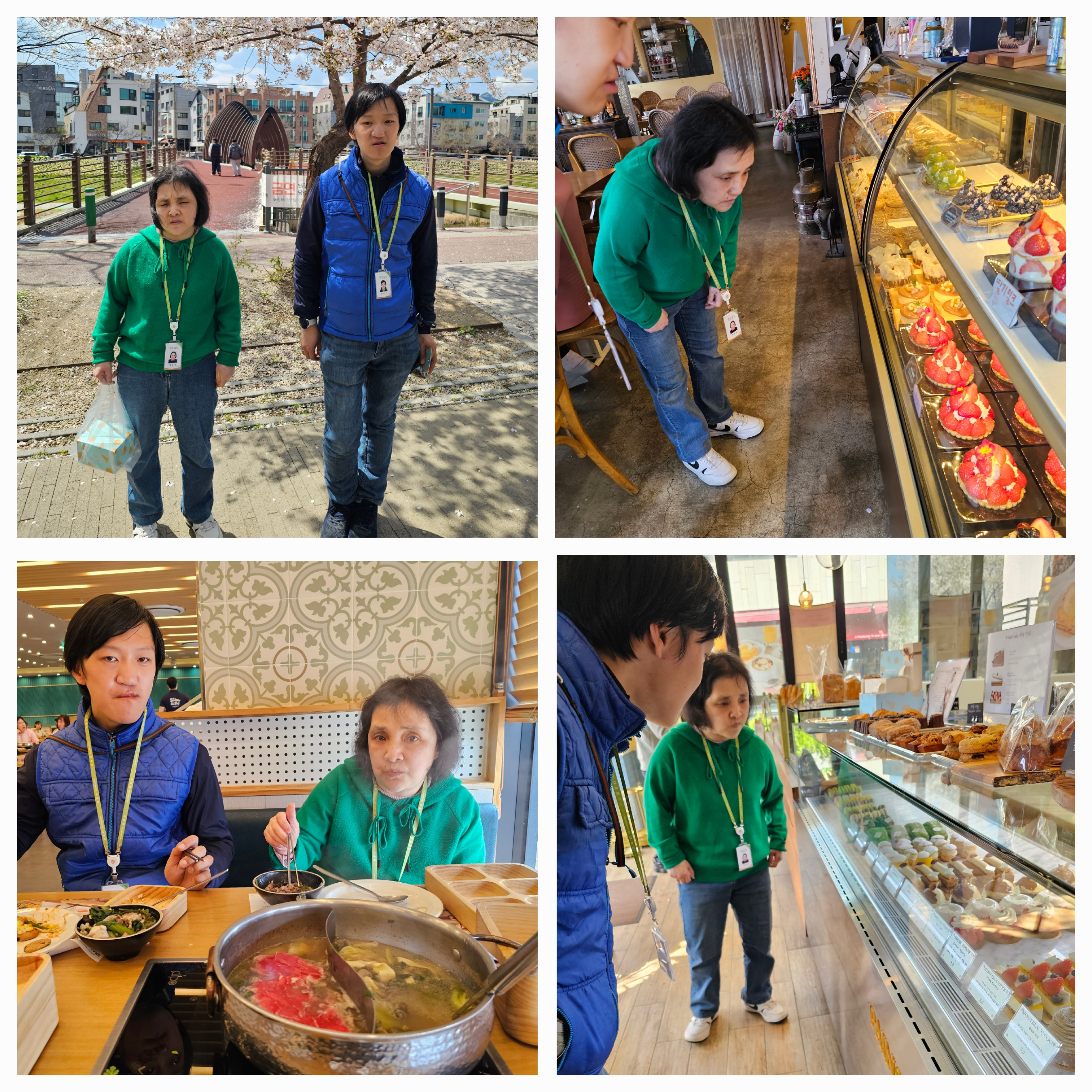 4월 이용자 생일파티# 별내 샤브 올데이# 식사 후 맛난 빵집에서 또 한번...^^