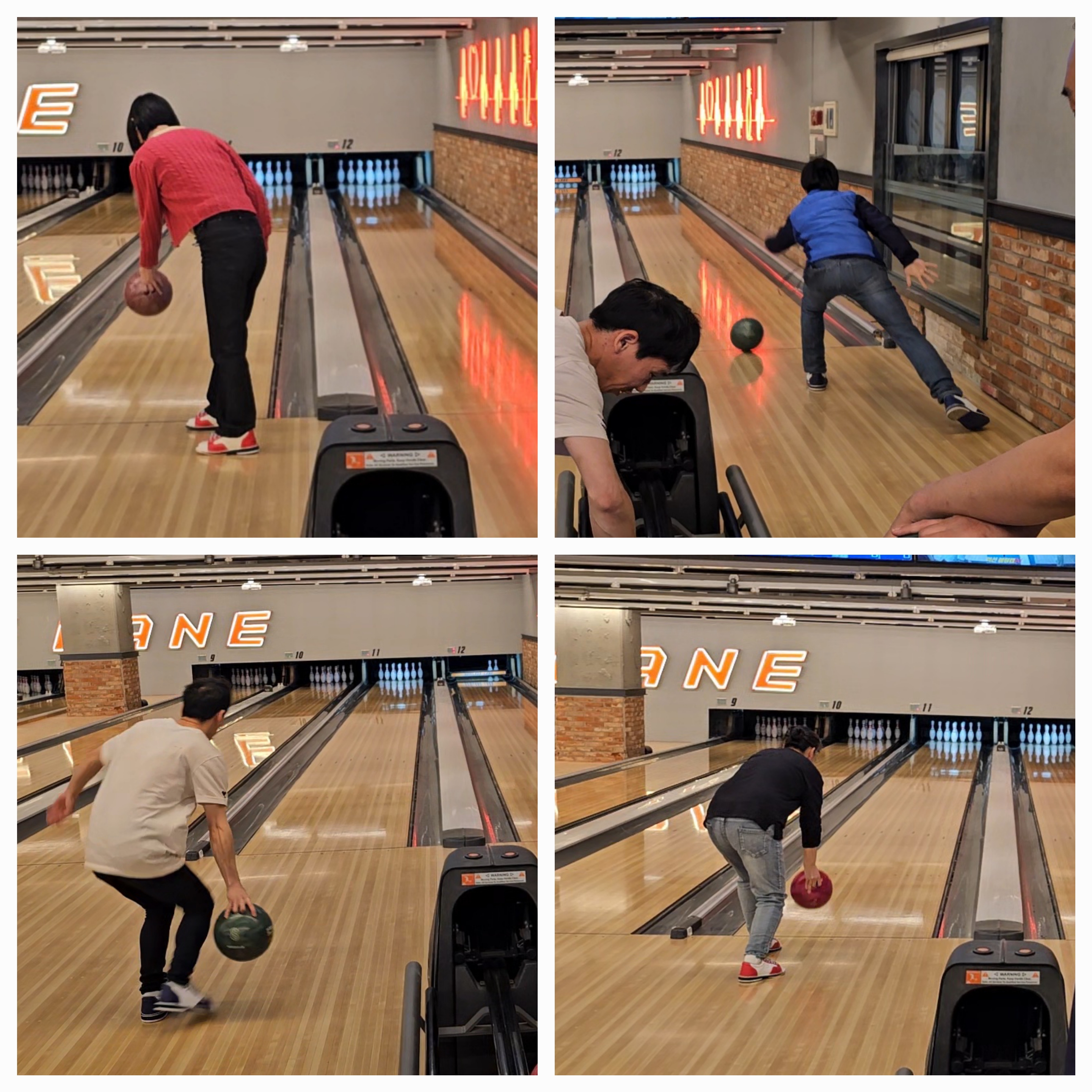 4월 16일 수요일 볼링 B팀# 볼러스레인 볼링장~~