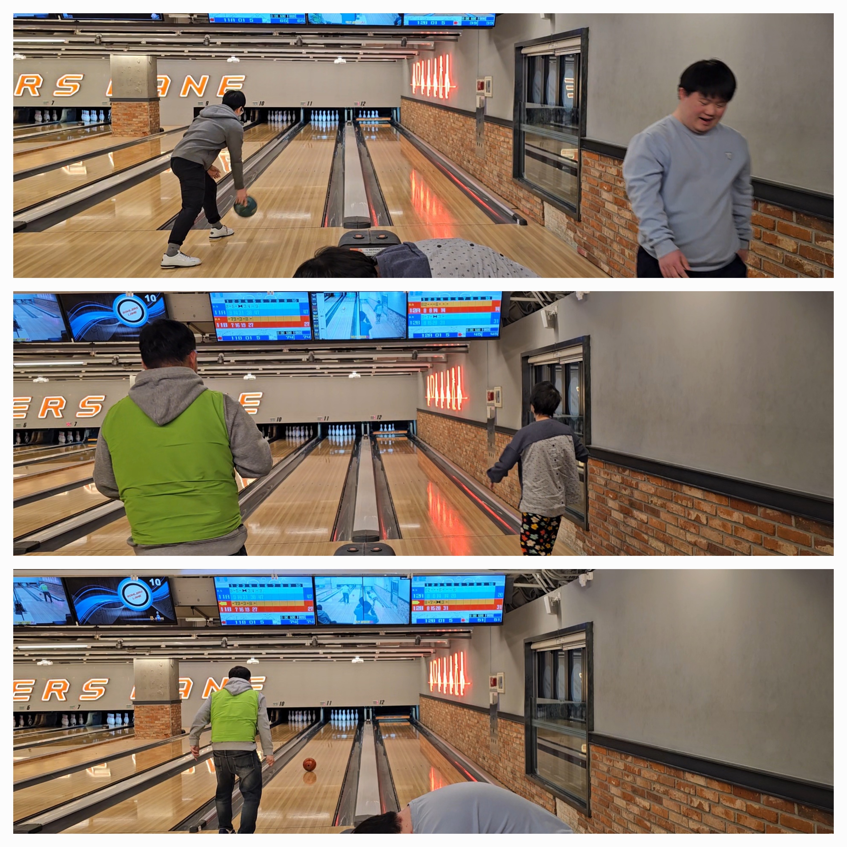 4월 2일 수요일 볼링 A팀 #볼러스레인 볼링장 
