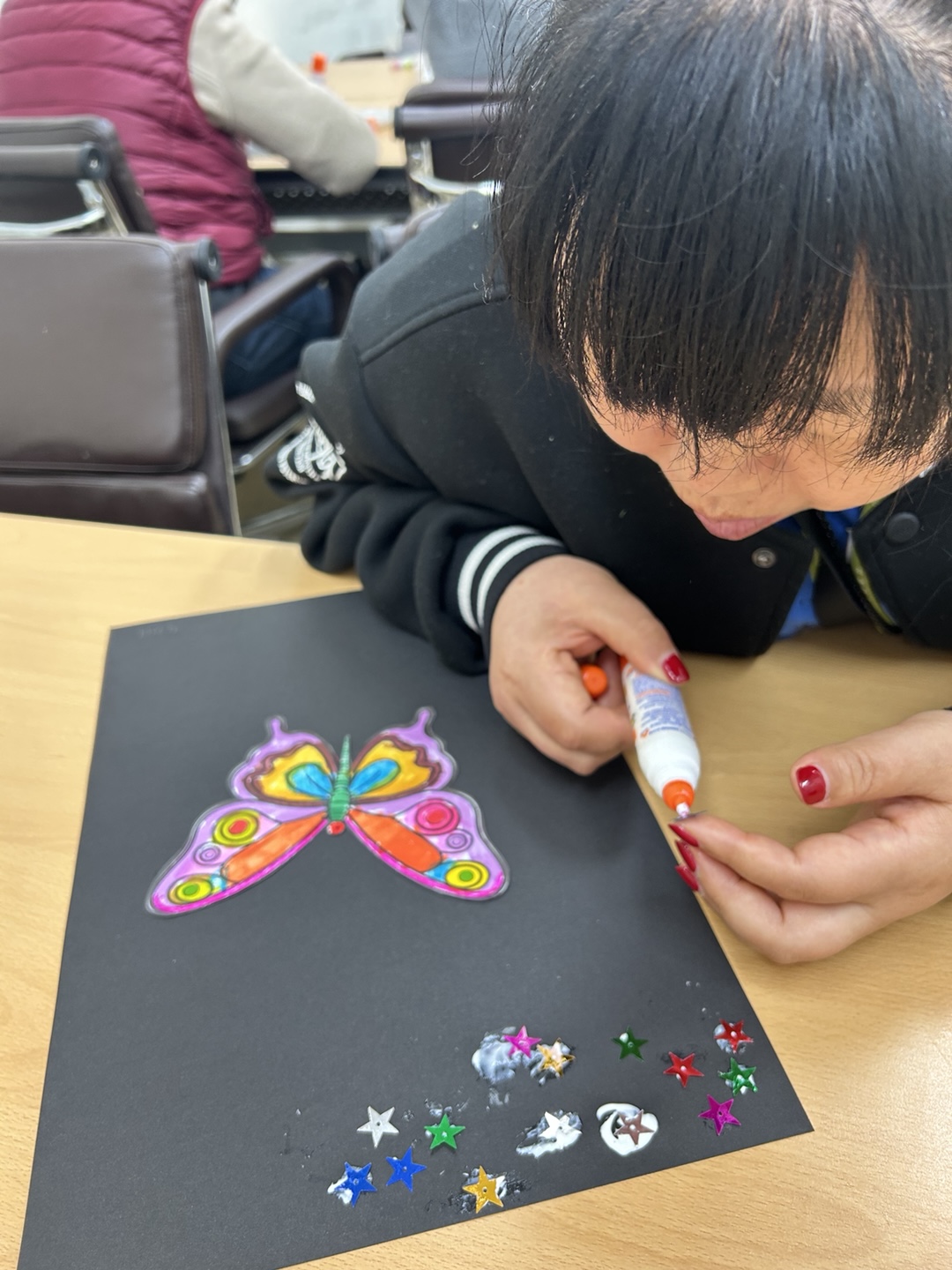 4월 셋째주 미술 동아리#모자이크 아트#내 나비가 가장 예쁘지~?