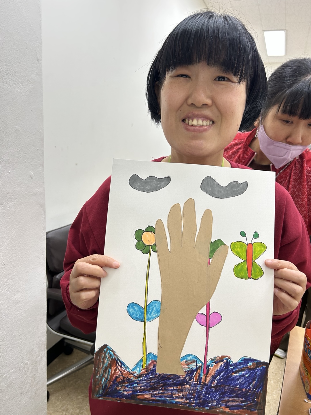 5월 첫째주 미술 동아리#포장지#여러가지 꽃