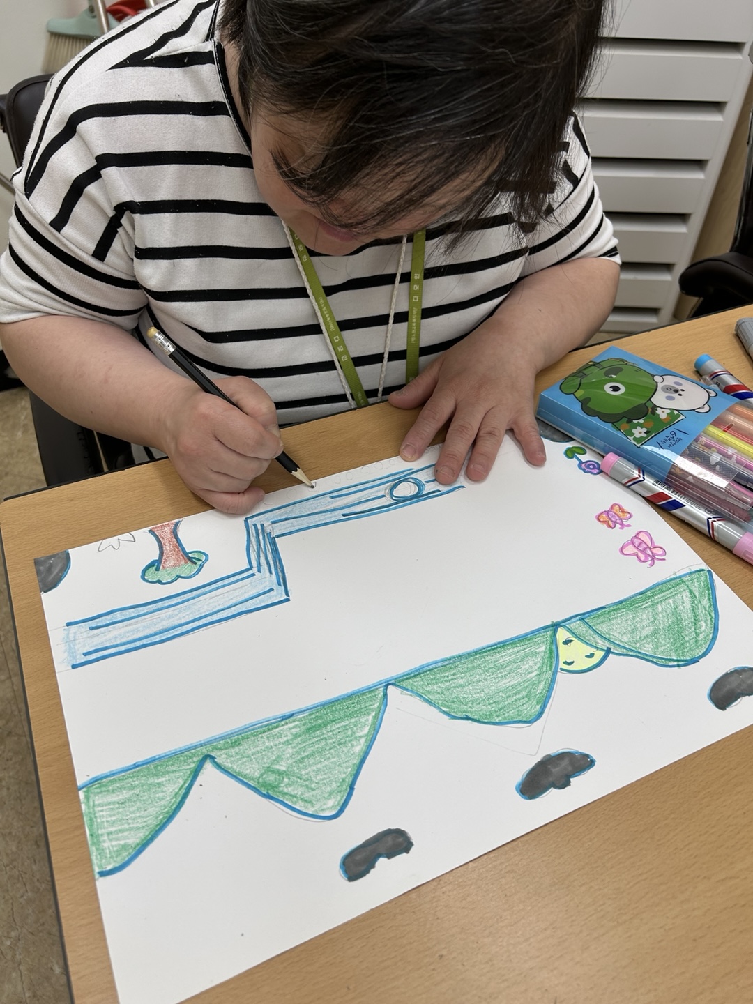 7월 11일 미술 동아리#자유화#내마음의 그림