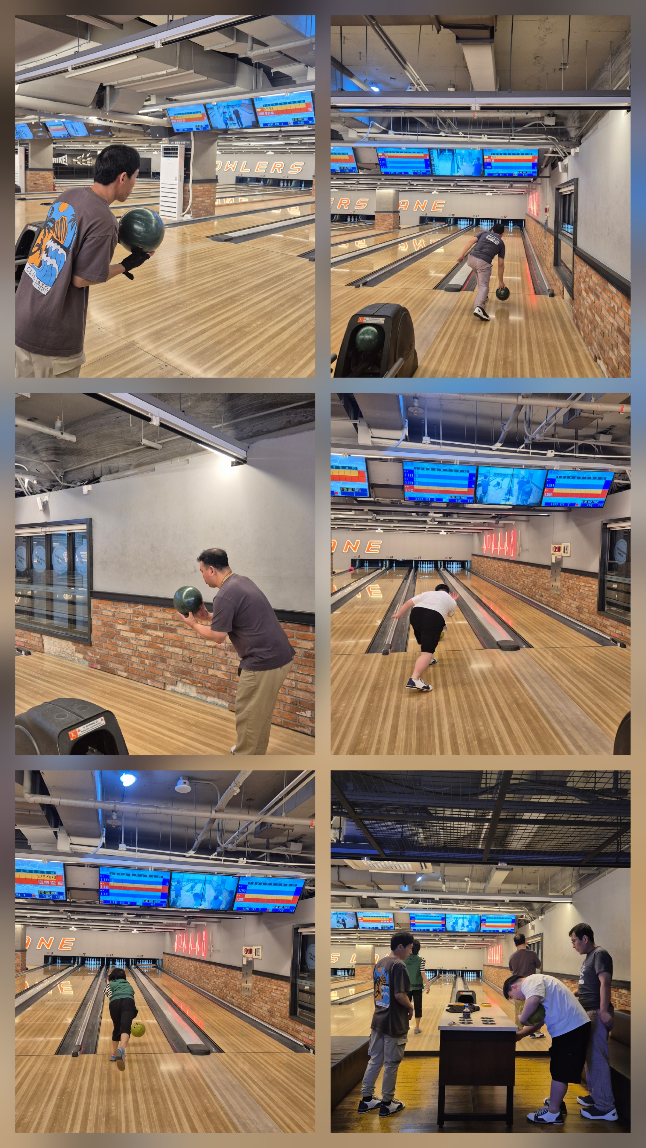 7월 30일 볼링 A팀#수요일#볼러스레인 볼링장~~!!