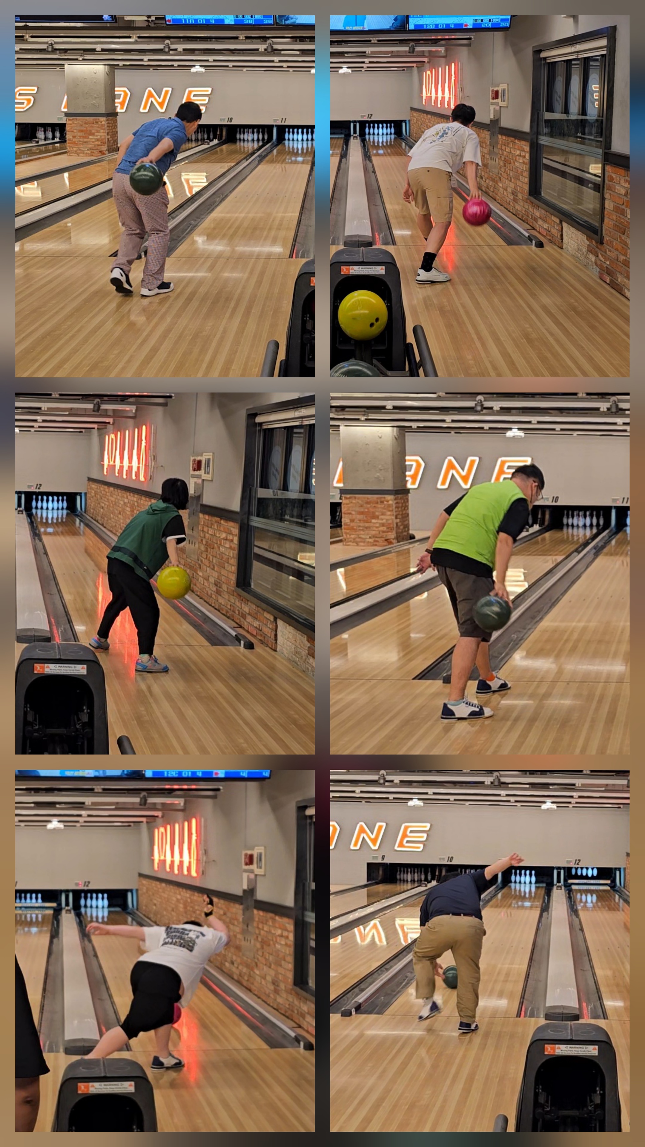 7월 23일 볼링 A팀#수요일#볼러스레인 볼링장~~!!