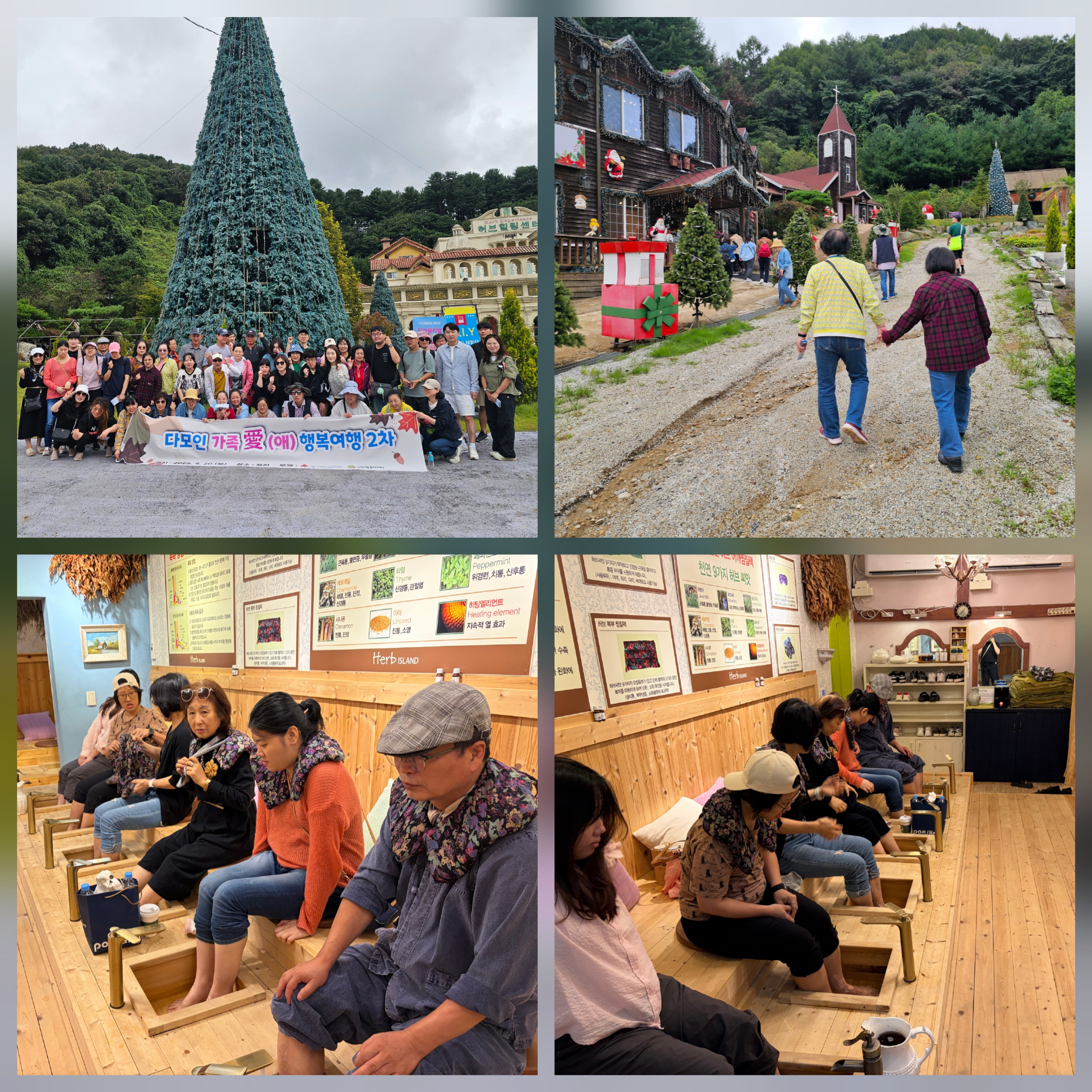 25년 2차 가족 여행#포천허브아일랜드#족욕체험#모노레일 고고씽씽~~^^