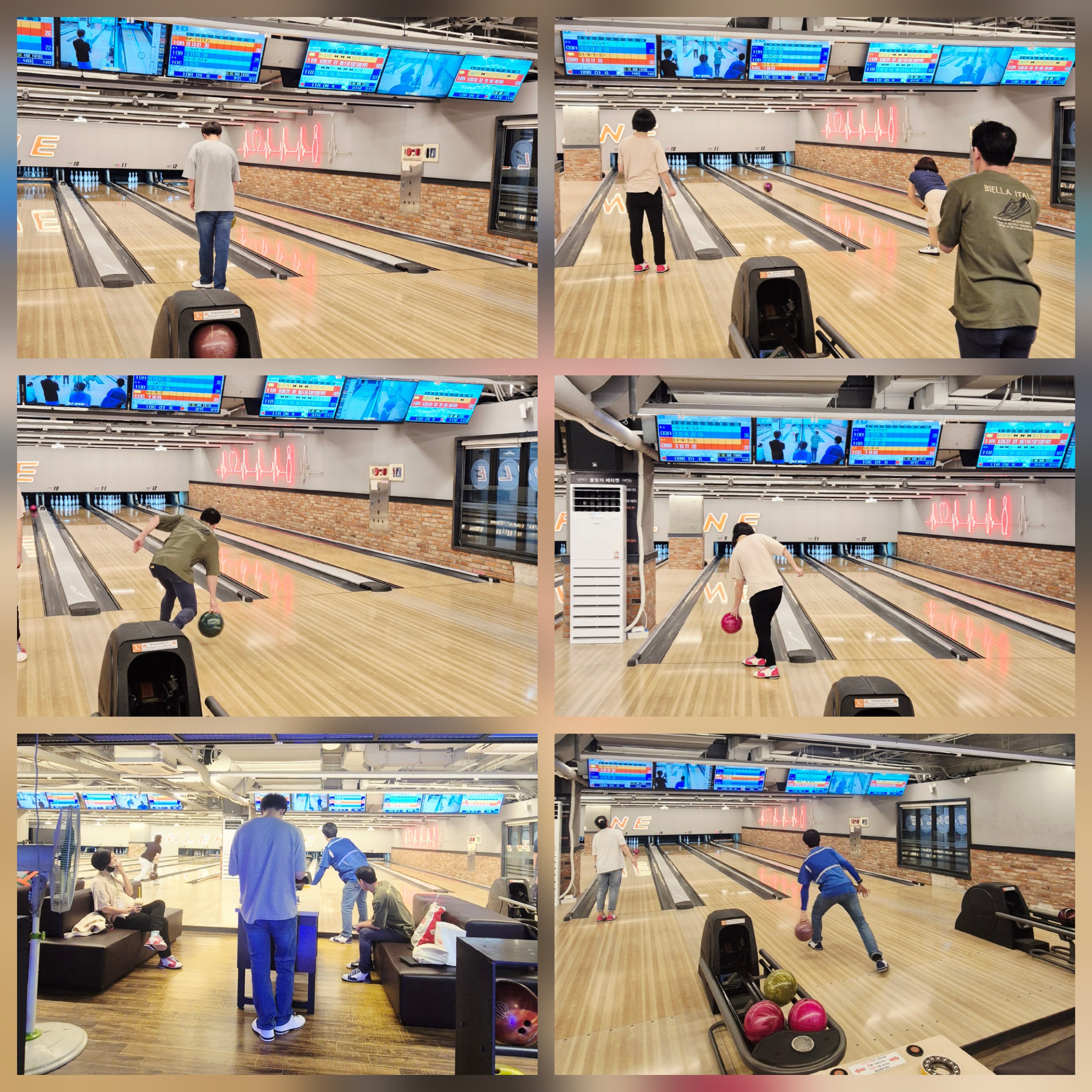 9월 18일 볼링 B팀#목요일#볼러스레인 볼링장~~!!