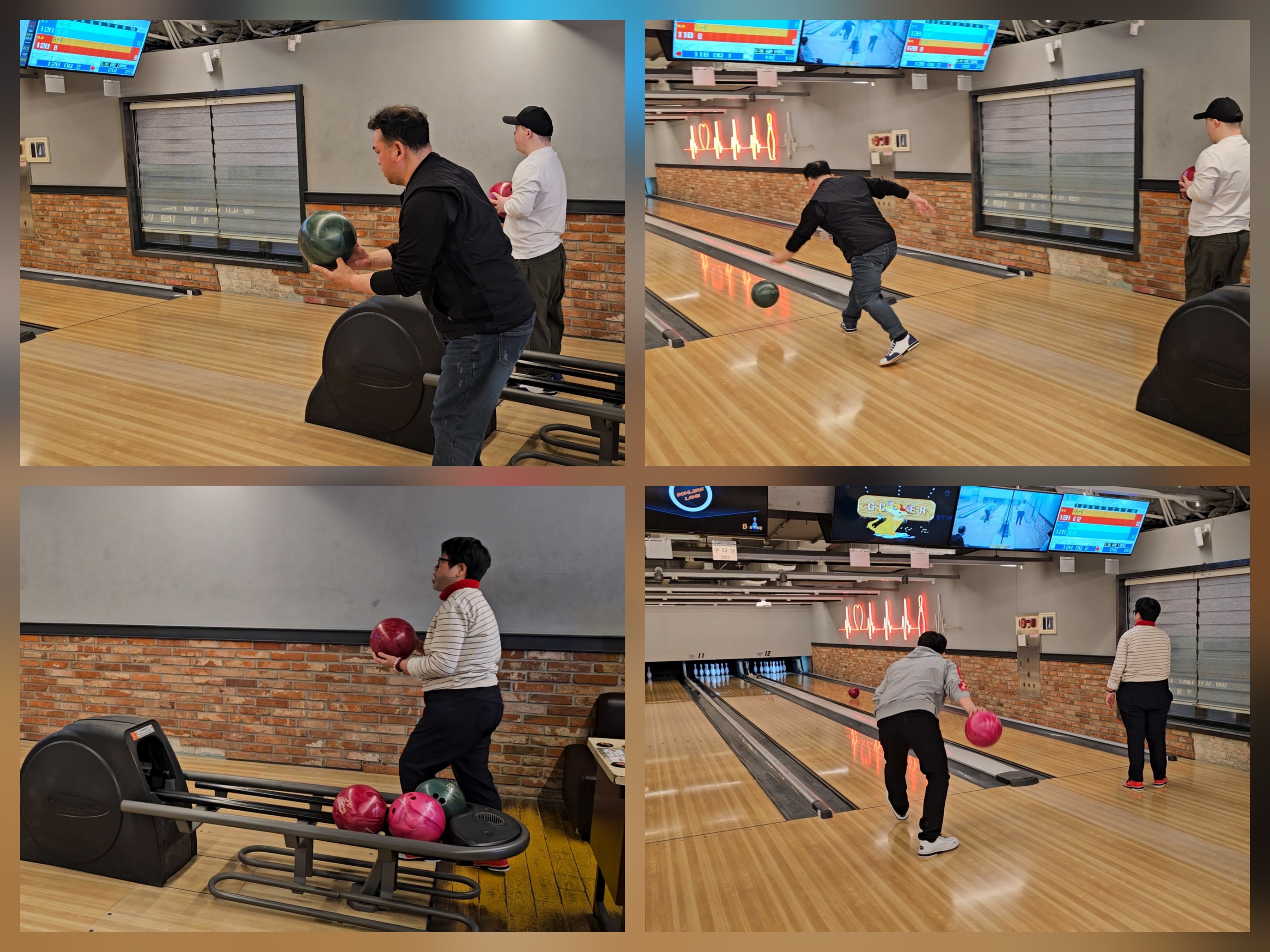 3월 18일 볼링 A팀#수요일#볼러스레인 볼링장~~!!