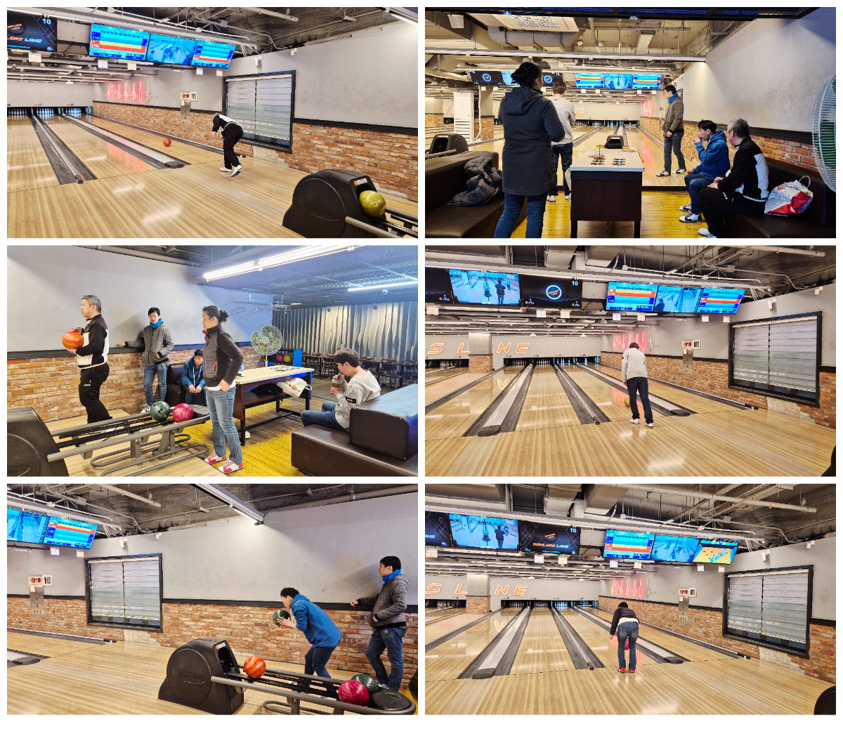 3월 12일 볼링 B팀#수요일#볼러스레인 볼링장~~!!