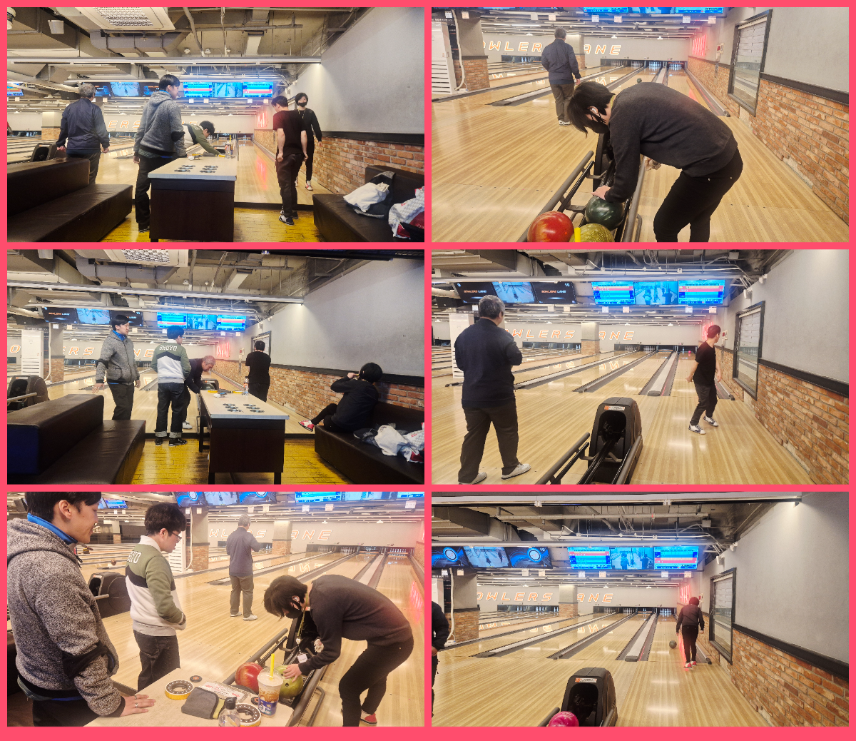 3월 26일 볼링 B팀#수요일#볼러스레인 볼링장~~!!